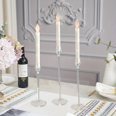 LumenAcry Acrylic Candle Holder Set (3-piece)