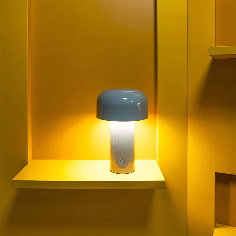 Italian Mushroom Dimmable Cordless LED Table Lamp