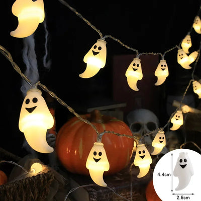 Halloween LED Pumpkin & Skull String Lights