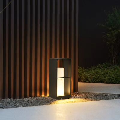 Solar Terrace Lamp with Warm LED Lighting
