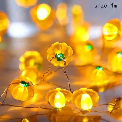 Halloween LED Pumpkin & Skull String Lights