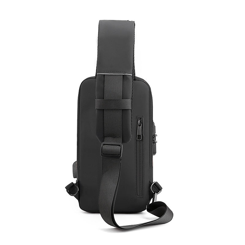 Waterproof Shoulder Travel Bag with USB Port
