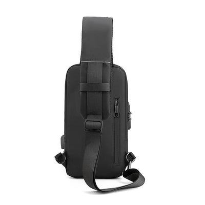 Waterproof Shoulder Travel Bag with USB Port