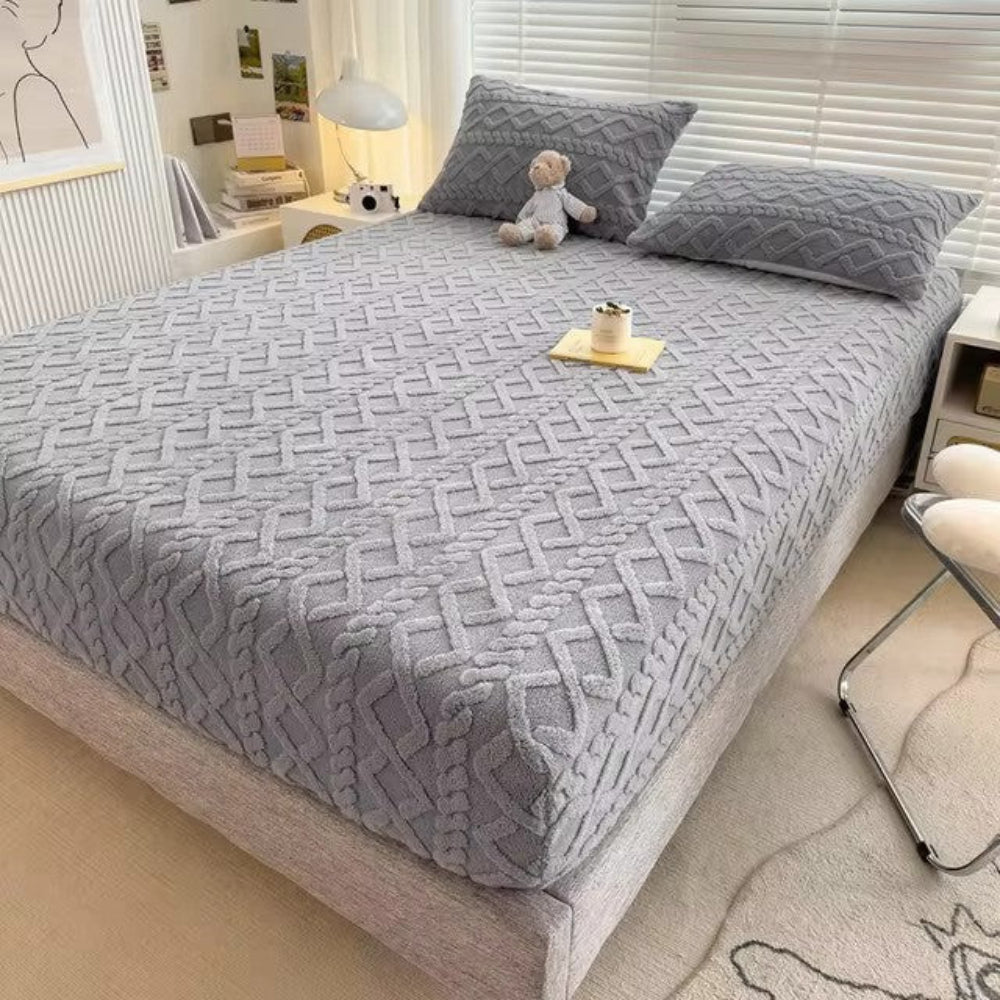 Velvet Mattress Cover – Soft Protective Bedding