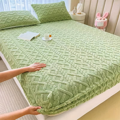 Velvet Mattress Cover – Soft Protective Bedding