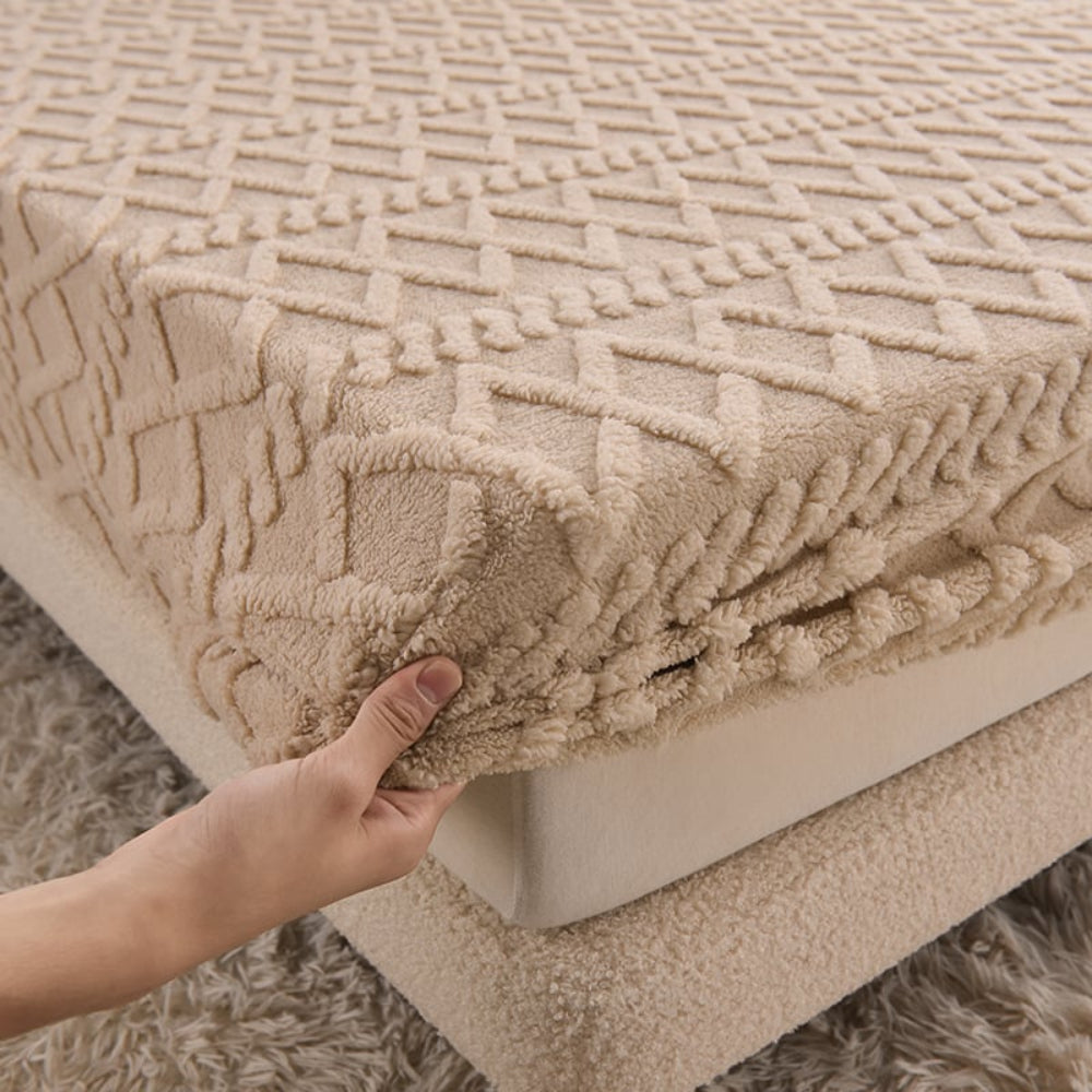 Velvet Mattress Cover – Soft Protective Bedding