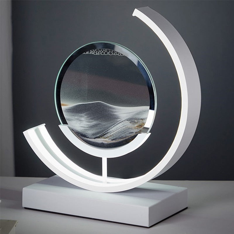 LED Sand Art Desk Lamp – Soothing Motion Light