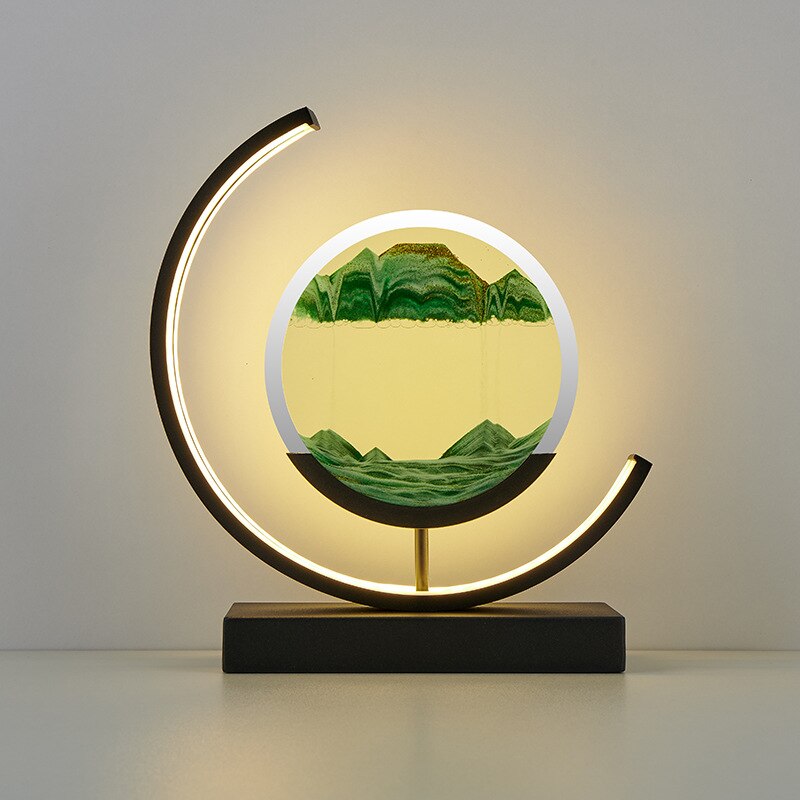 LED Sand Art Desk Lamp – Soothing Motion Light