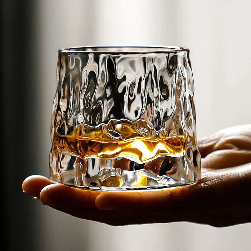 Spinning Japanese Edo Whiskey Glass Set