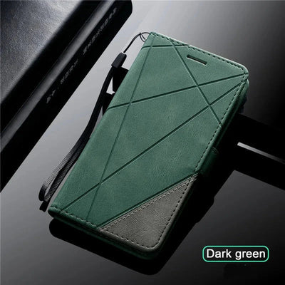 Flip Magnetic PU Leather Wallet Case Samsung Galaxy A