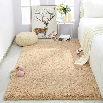 Fluffy Ultra Soft Non-Slip Rug with Memory Foam Cushion