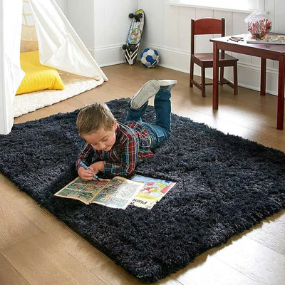 Fluffy Ultra Soft Non-Slip Rug with Memory Foam Cushion