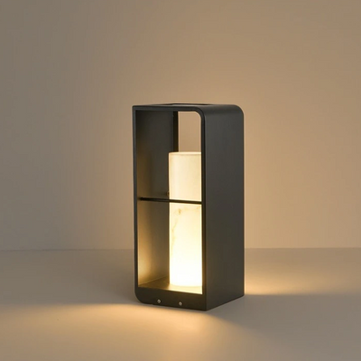 Solar Terrace Lamp with Warm LED Lighting