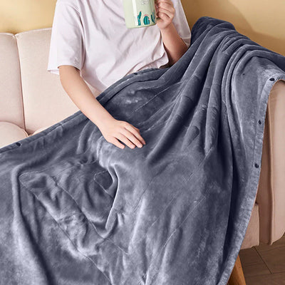 ElectricCuddle USB Heated Fleece Blanket – Portable & Adjustable