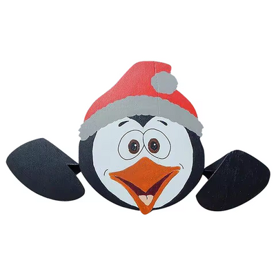 Christmas Garden Decor Peeking Ornaments