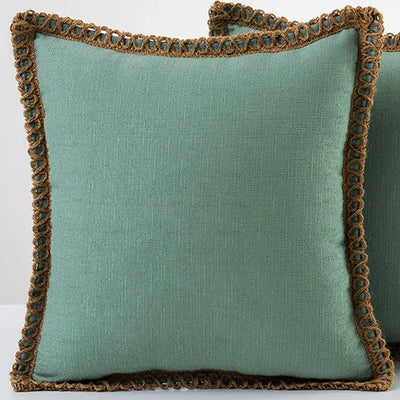 Colorful French-Style Decorative Pillow Cover Polyester
