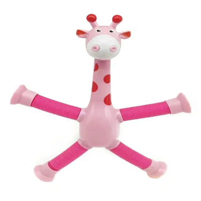 Magic Stretch Giraffe Toy for Kids – Suction Cup Sensory Play
