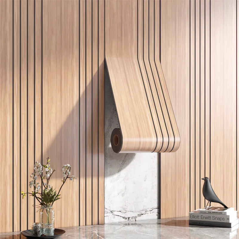 Self-Adhesive 3D Wood Pattern Wall Panels