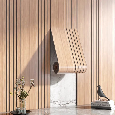 Self-Adhesive 3D Wood Pattern Wall Panels