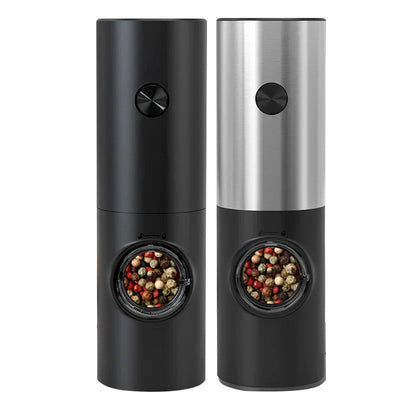 GrindPro – Electric Pepper & Salt Grinder with LED