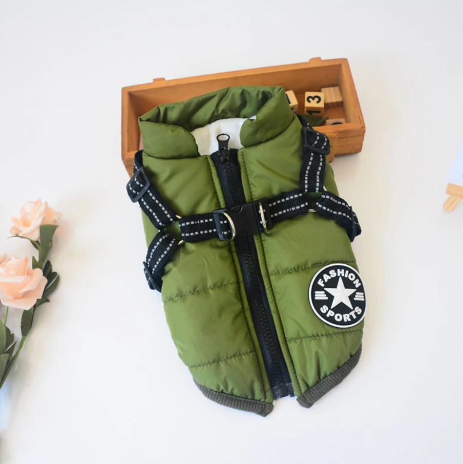 Waterproof Dog Coat with Belly Straps – Emmaly