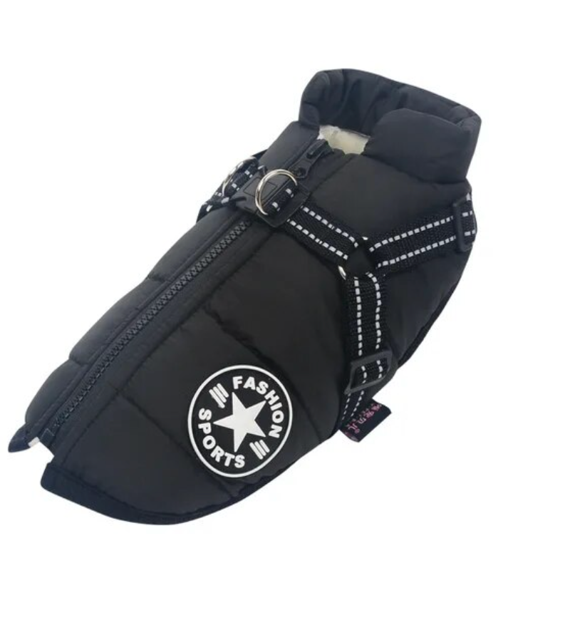 Waterproof Dog Coat with Belly Straps – Emmaly