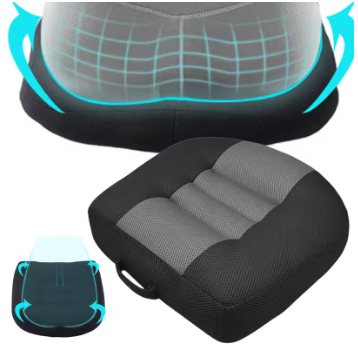 Auto Seat Cushion – Portable Booster for Comfort & Height
