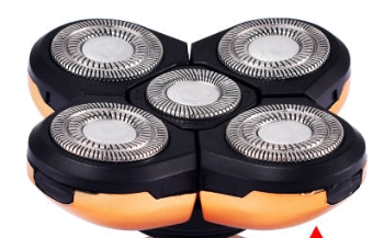 Extra Heads for Waterproof Electric Men’s Shaver with 5 Heads