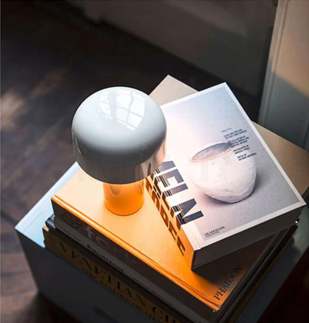 Italian Mushroom Dimmable Cordless LED Table Lamp
