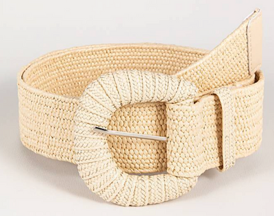 Retro Summer Women’s Braided Belt – Adjustable Waist Accessory