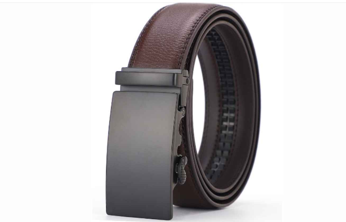 Men’s PU Leather Belt – Automatic Buckle, Premium Luxury