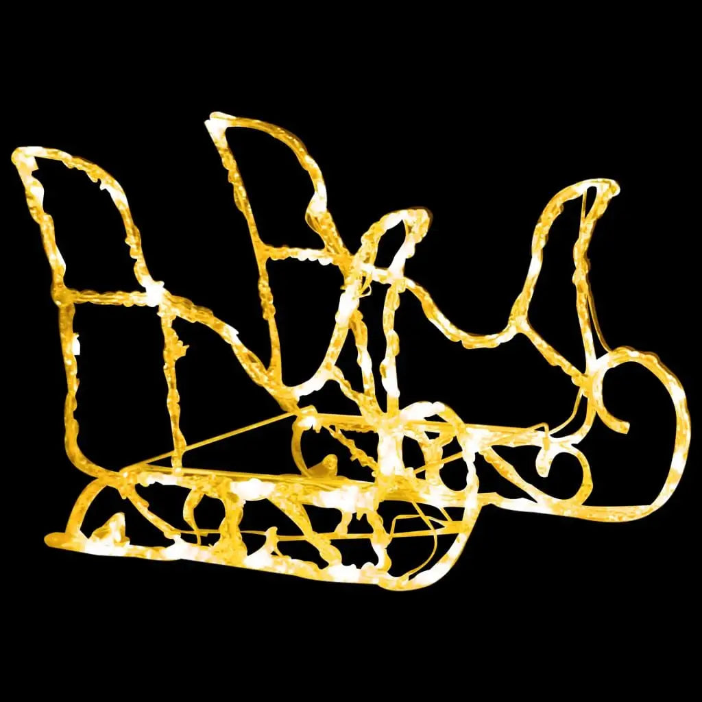 Magical Reindeer and Sleigh LED Garden Decoration