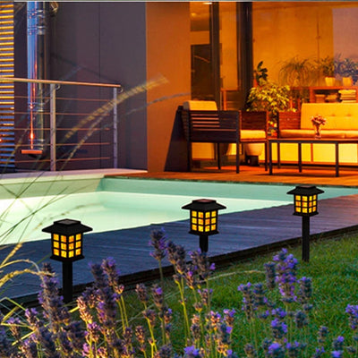Solar Flickering Flame Torch Lights – Halloween Themed