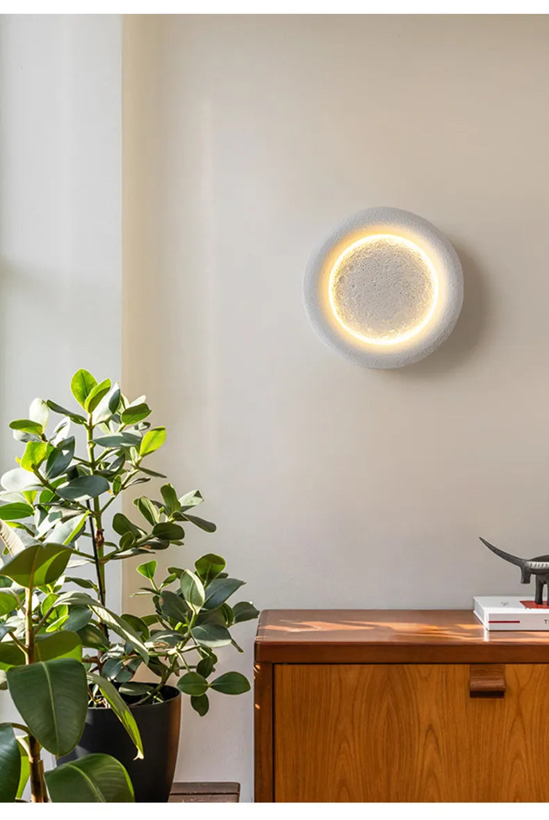 ZenOrb - Wabi Sabi Lunar Wall Lamp