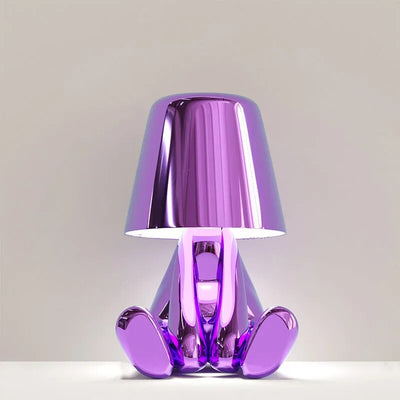 Goldie Resin Thinker LED Table Lamp
