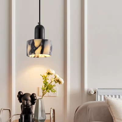 Black Marble Pendant Light for Modern Interiors
