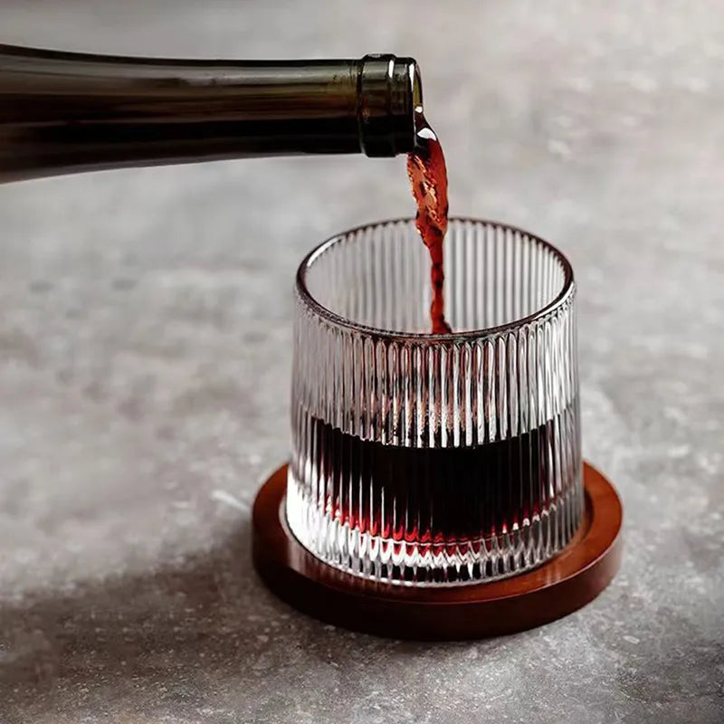 Spinning Japanese Edo Whiskey Glass Set