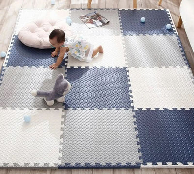 Soft Foam Baby Play Mat – Cushioned 12-Piece Floor Set