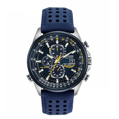 Men’s Stainless Steel Chronograph Watch with Calendar