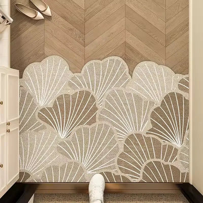 Non-Slip PVC Entrance Door Mat – Water-Absorbent, Easy-Clean Floor Rug for Home & Kitchen