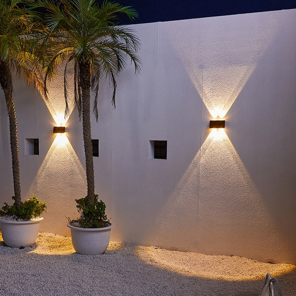 Solar LED Waterproof Outdoor Wall Lamp