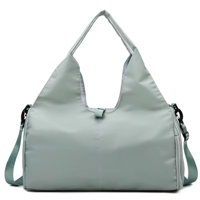 Women’s Waterproof Gym and Travel Duffel Bag with Shoe Compartment