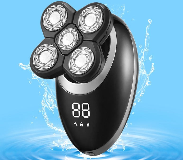 Waterproof Electric Men’s Shaver with 5 Heads