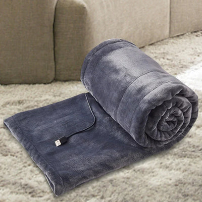 ElectricCuddle USB Heated Fleece Blanket – Portable & Adjustable