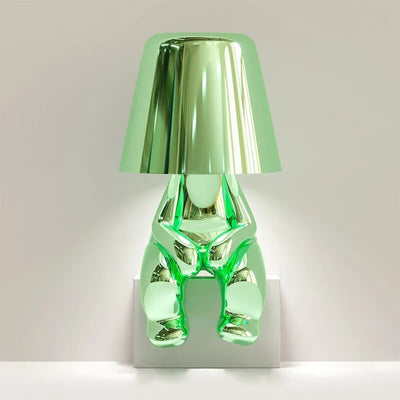 Goldie Resin Thinker LED Table Lamp