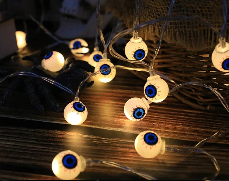 Halloween LED Pumpkin & Skull String Lights