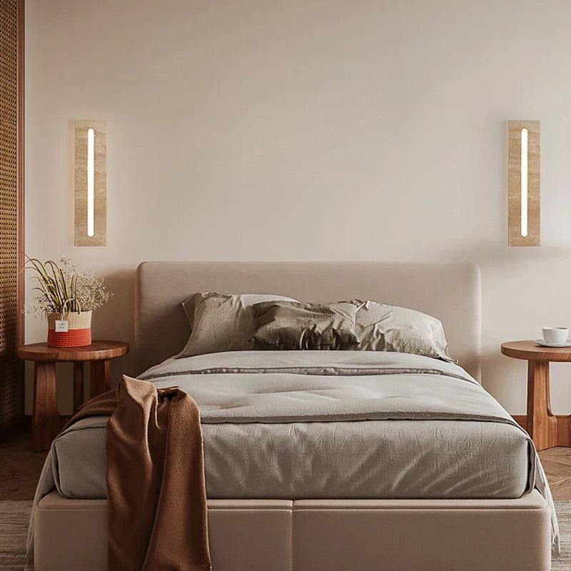 ZenLume – Wabi Sabi Wall Lamp with Marble Accents
