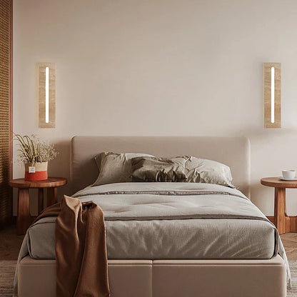 ZenLume – Wabi Sabi Wall Lamp with Marble Accents
