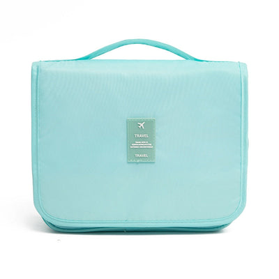 Roll-Up Travel Makeup Bag with Hook