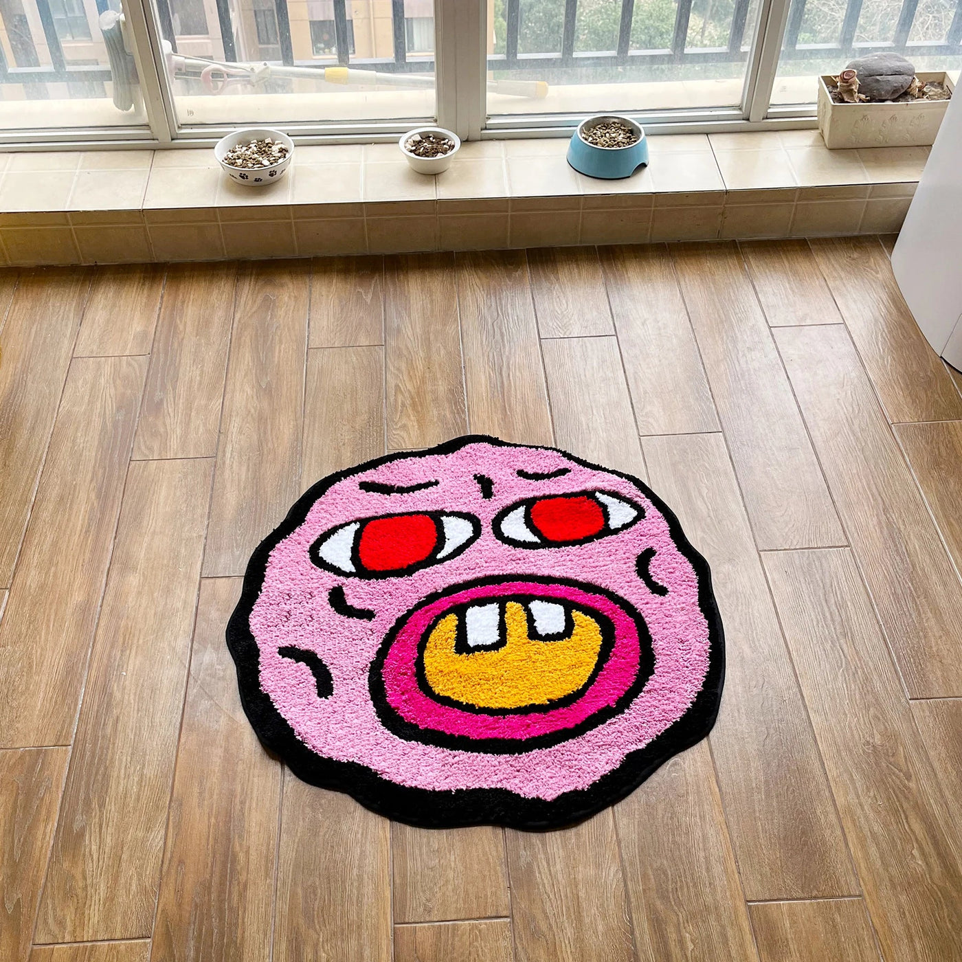 Soft Plush Carpet with Fun Playful Design